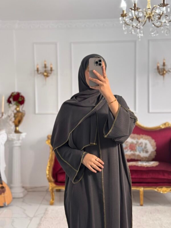 حجاب وخمار الخط الذهبي - Image 3